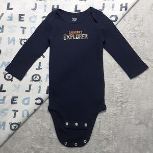 ❄️ 12m | Carter's | "Grandma's Explorer" Bodysuit